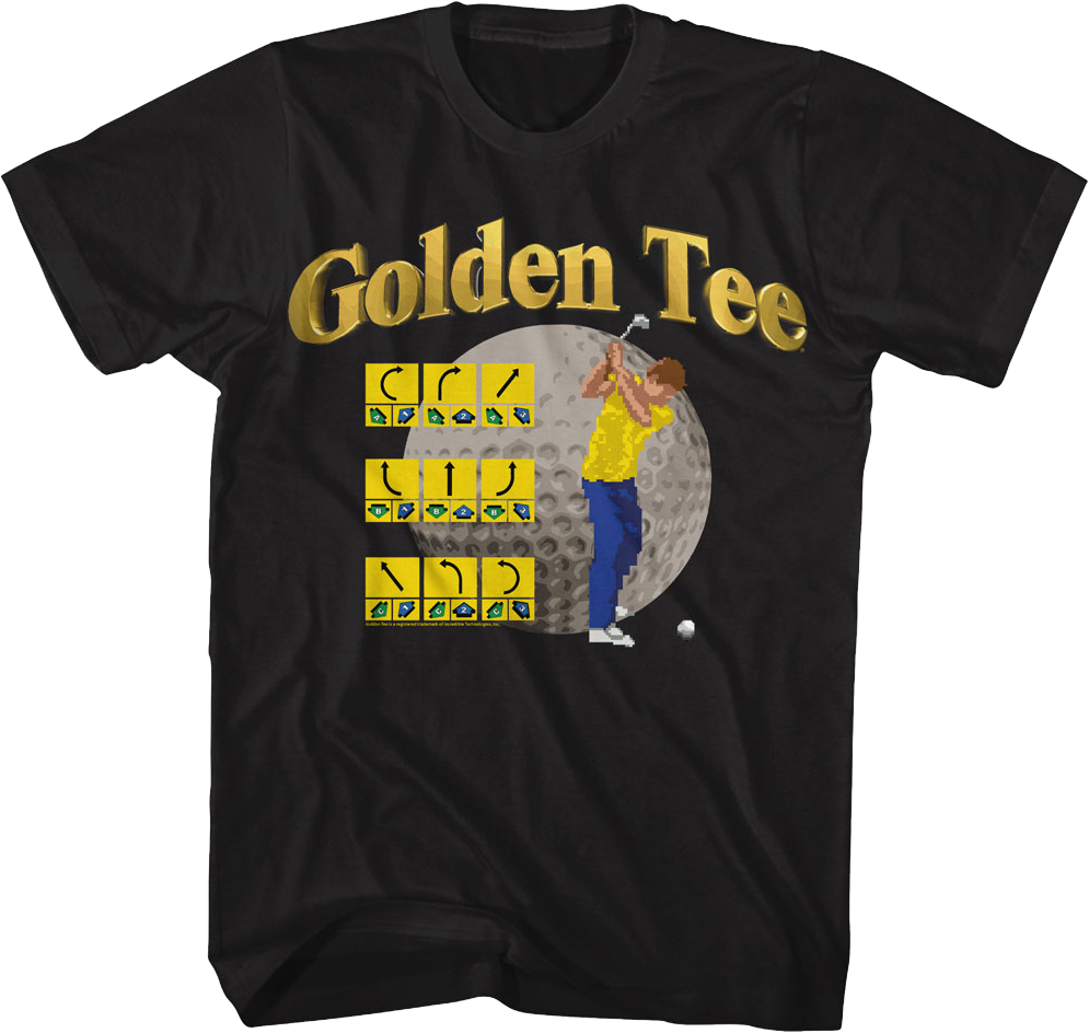 Trackball Control Golden Tee Golf T-Shirt Hoodie, Sweatshirt | CiraTrend.com (Image 1)