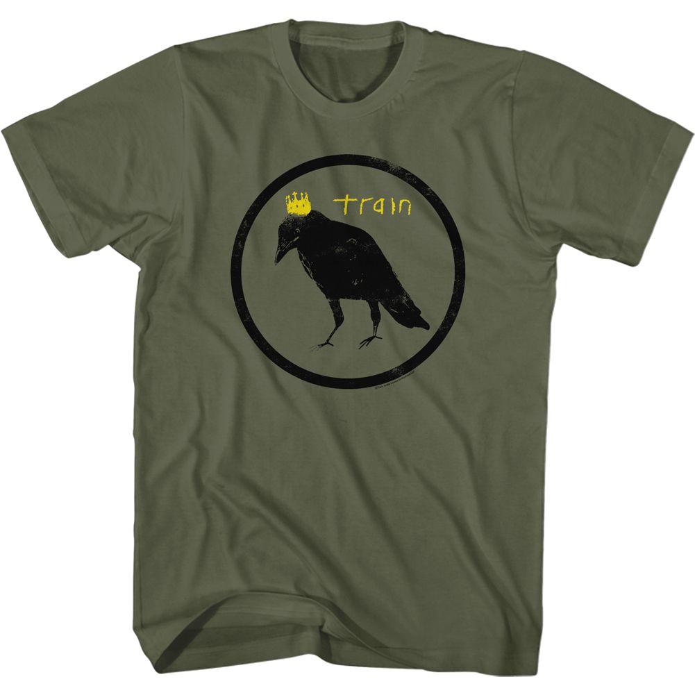 Train Crow & Crown In Circle Boyfriend Tee Hoodie, Sweatshirt | CiraTrend.com