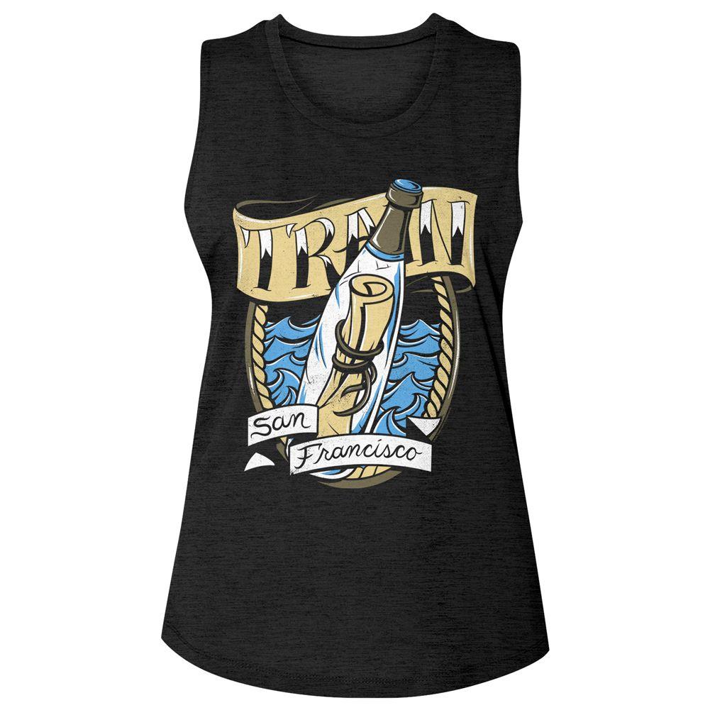 Train Message In A Bottle Womens Slub T-Shirt Hoodie, Sweatshirt | CiraTrend.com