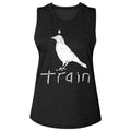 Train Wht Crow Logo Womens Slub T-Shirt Hoodie, Sweatshirt | CiraTrend.com