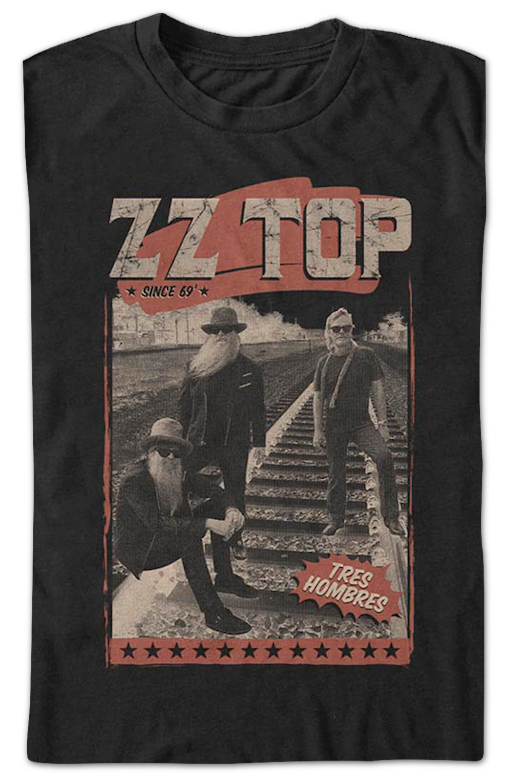 Tres Hombres Since '69 ZZ Top T-Shirt Hoodie, Sweatshirt | CiraTrend.com (Image 2)
