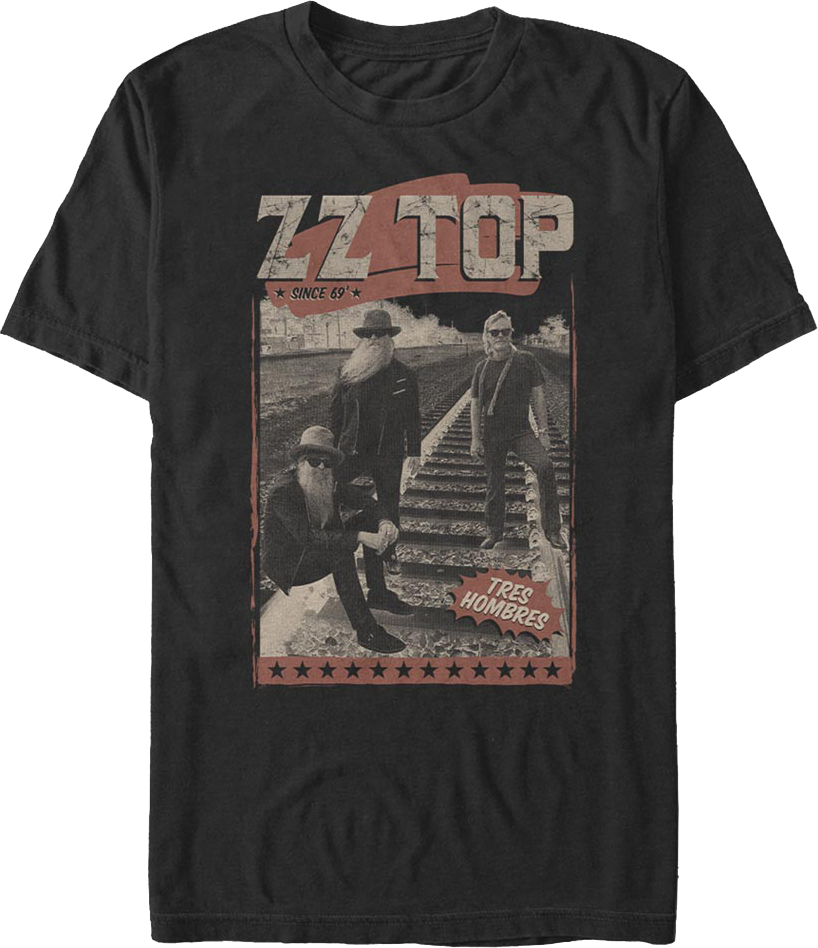 Tres Hombres Since '69 ZZ Top T-Shirt Hoodie, Sweatshirt | CiraTrend.com (Image 1)