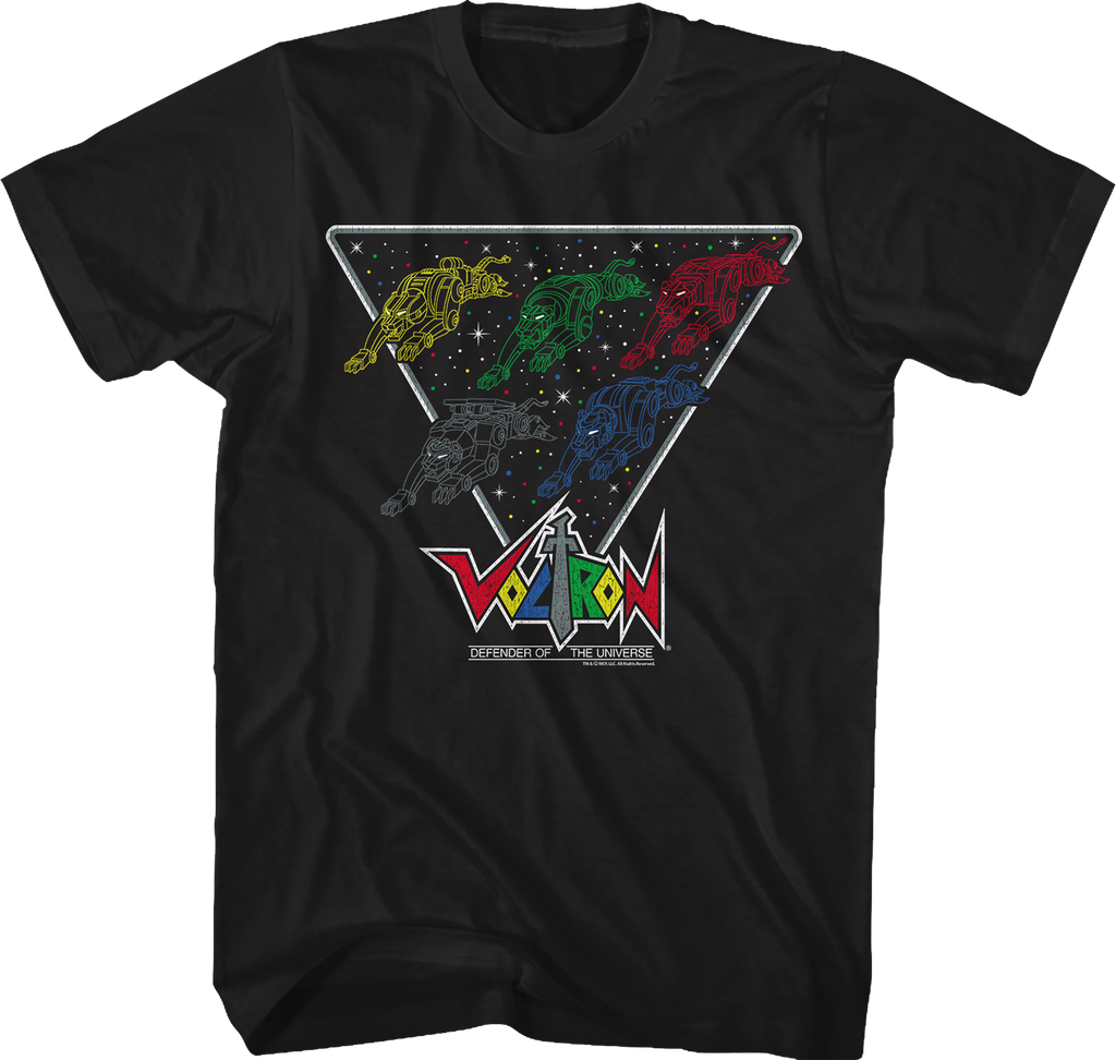 Lion Formation Voltron T-Shirt Hoodie, Sweatshirt | CiraTrend.com (Image 1)