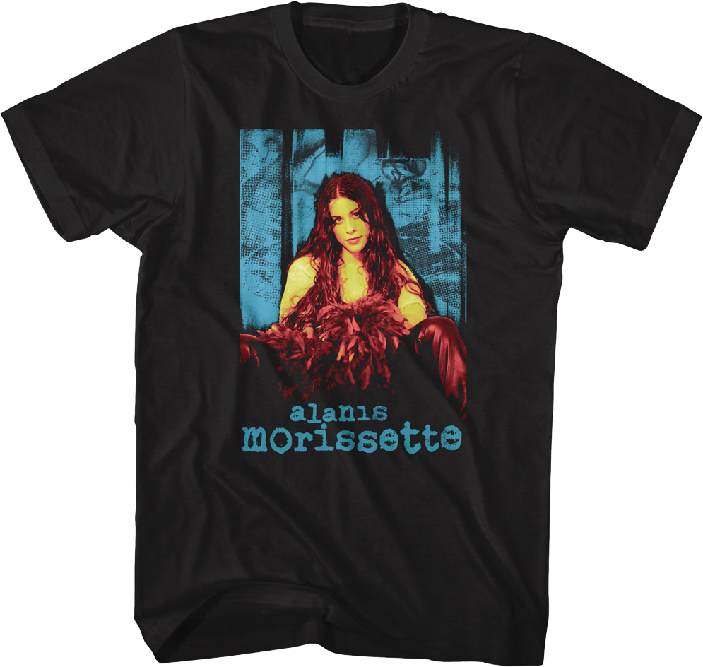 Tricolor Alanis Morissette T-Shirt Hoodie, Sweatshirt | CiraTrend.com (Image 1)
