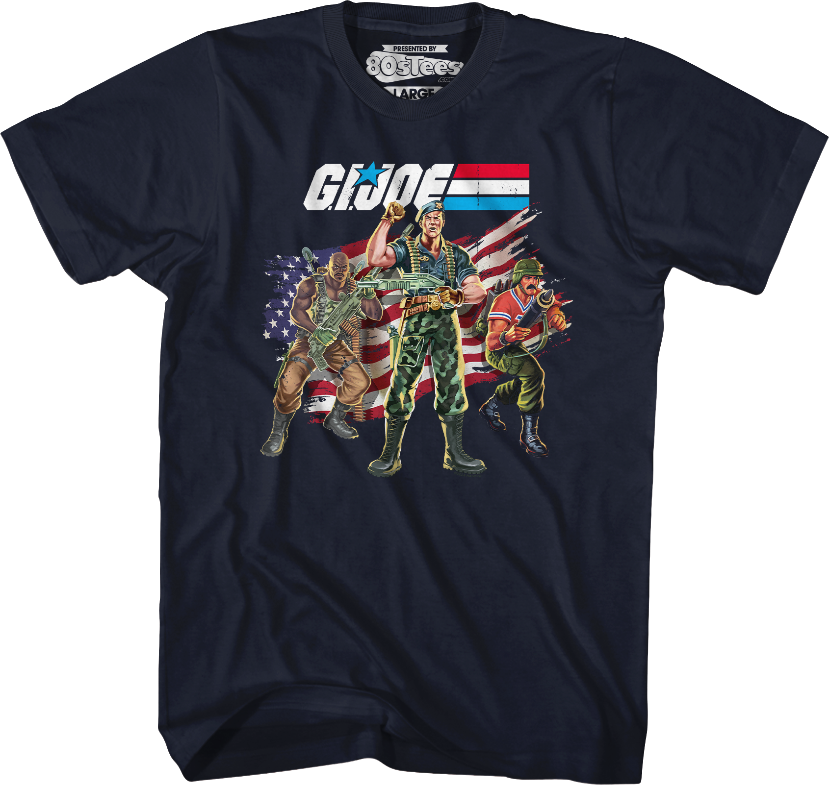 Triple Threat GI Joe T-Shirt Hoodie, Sweatshirt | CiraTrend.com (Image 3)