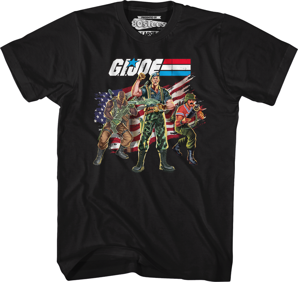 Triple Threat GI Joe T-Shirt Hoodie, Sweatshirt | CiraTrend.com (Image 1)