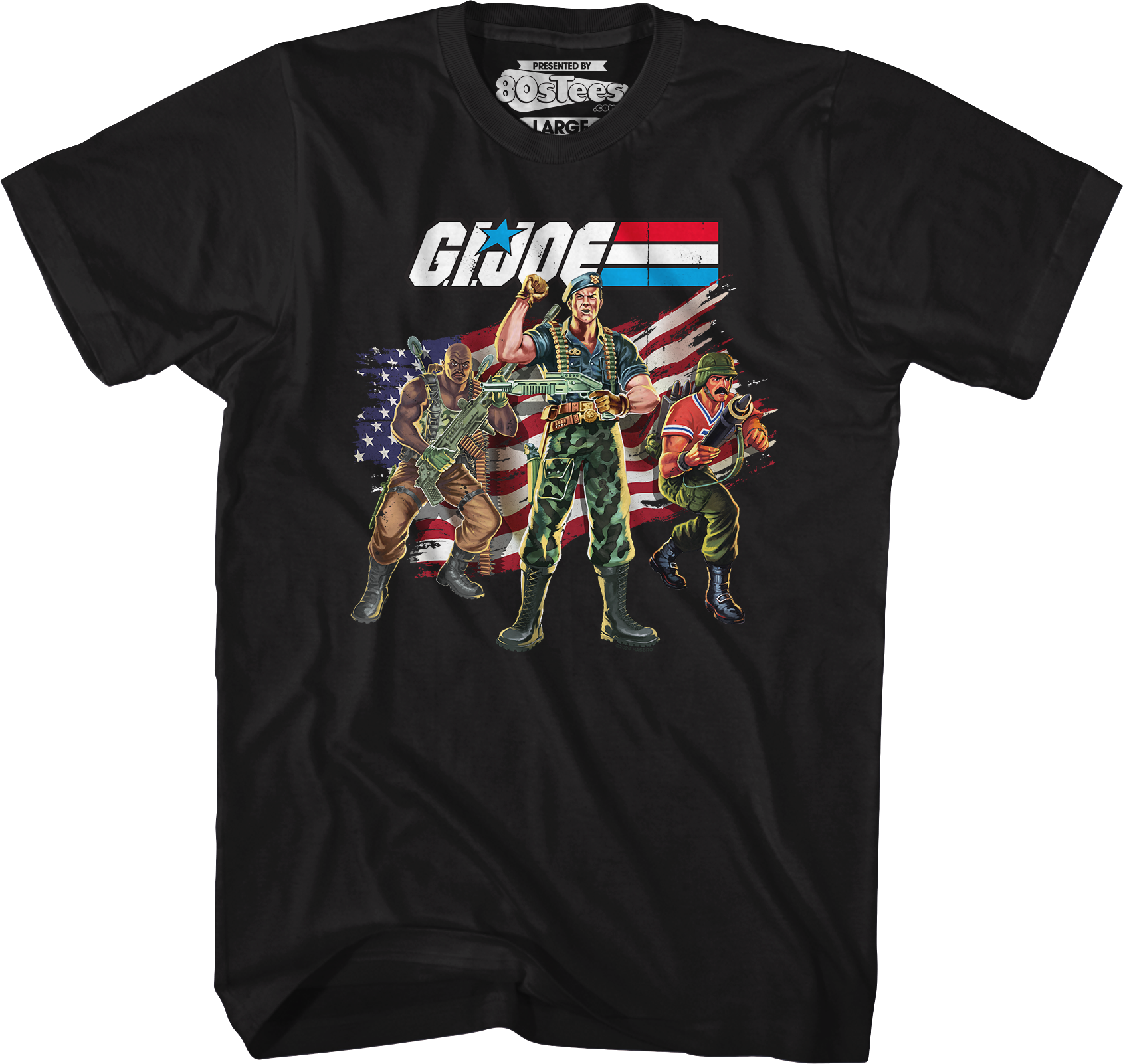 Triple Threat GI Joe T-Shirt Hoodie, Sweatshirt | CiraTrend.com (Image 1)