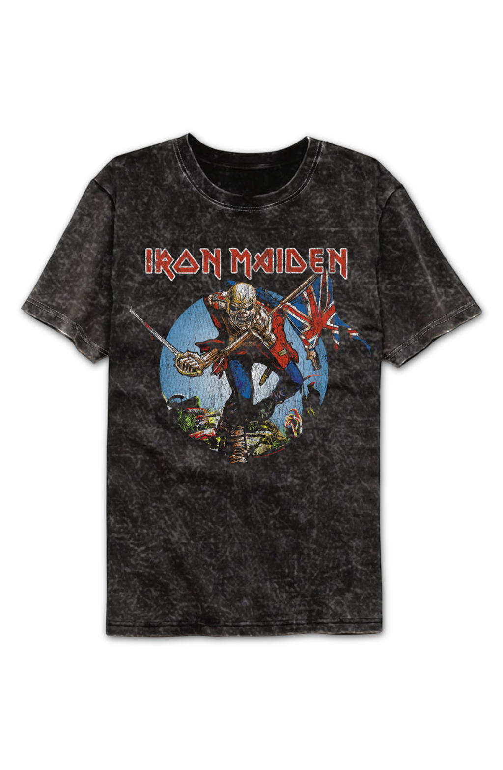 Trooper Iron Maiden Mineral Wash T-Shirt Hoodie, Sweatshirt | CiraTrend.com (Image 2)