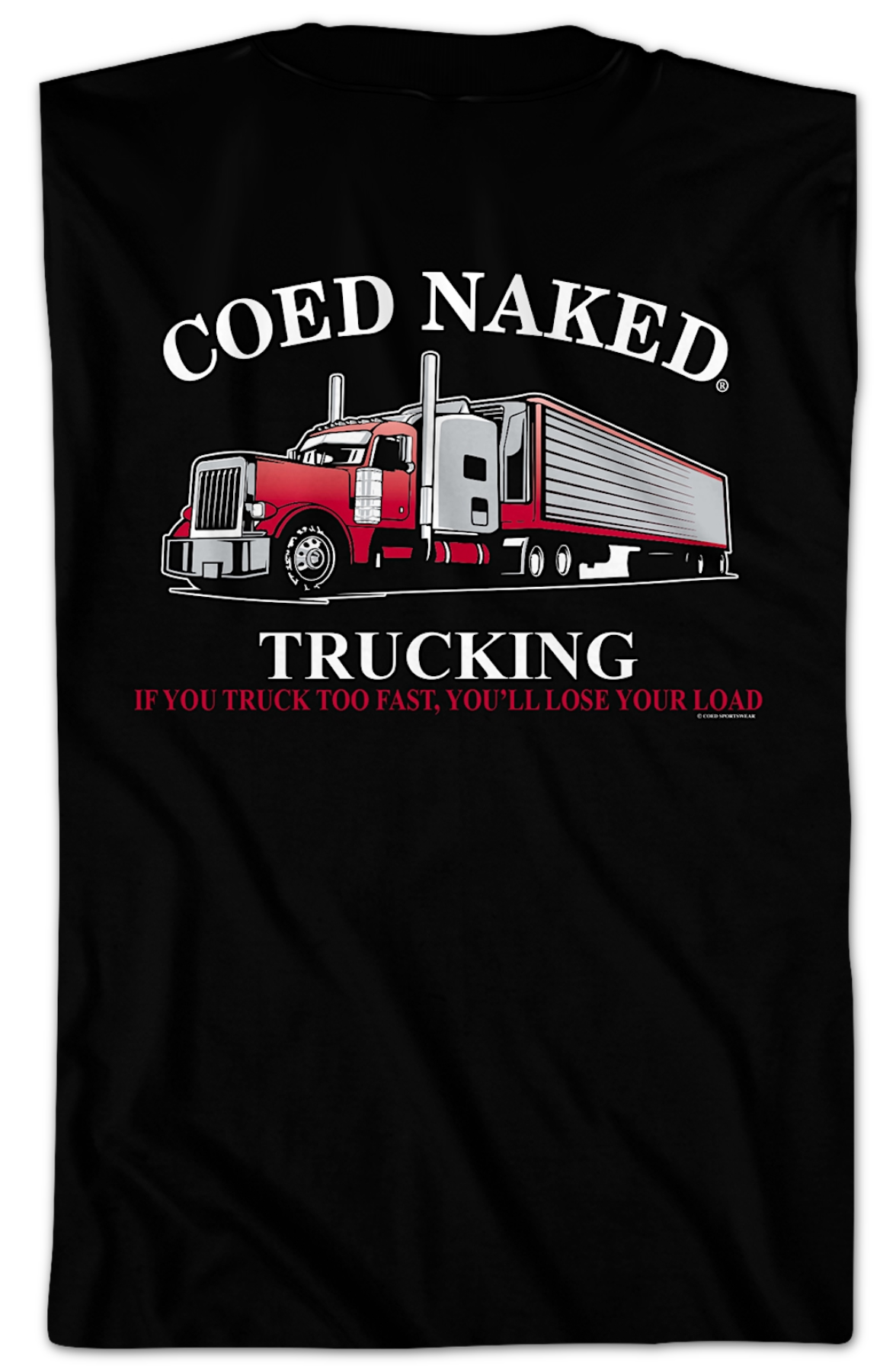 Trucking Coed Naked T-Shirt Hoodie, Sweatshirt | CiraTrend.com (Image 2)