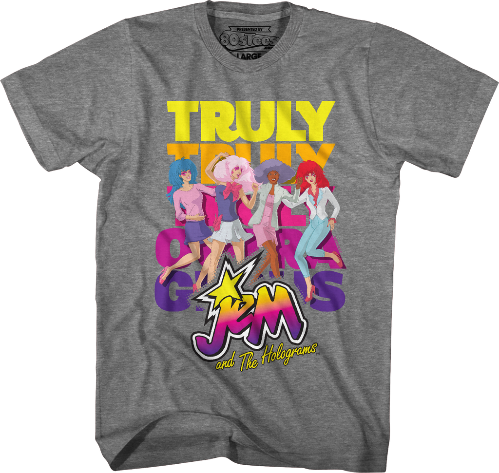 Truly Outrageous Group Pose Jem And The Holograms T-Shirt Hoodie, Sweatshirt | CiraTrend.com (Image 3)