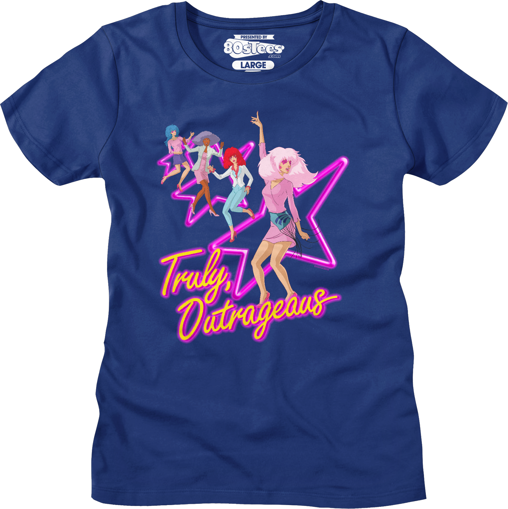 Truly Outrageous Rock Stars Jem And The Holograms T-Shirt Hoodie, Sweatshirt | CiraTrend.com (Image 3)