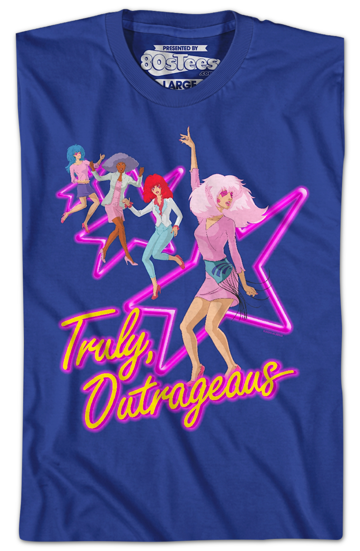 Truly Outrageous Rock Stars Jem And The Holograms T-Shirt Hoodie, Sweatshirt | CiraTrend.com (Image 2)