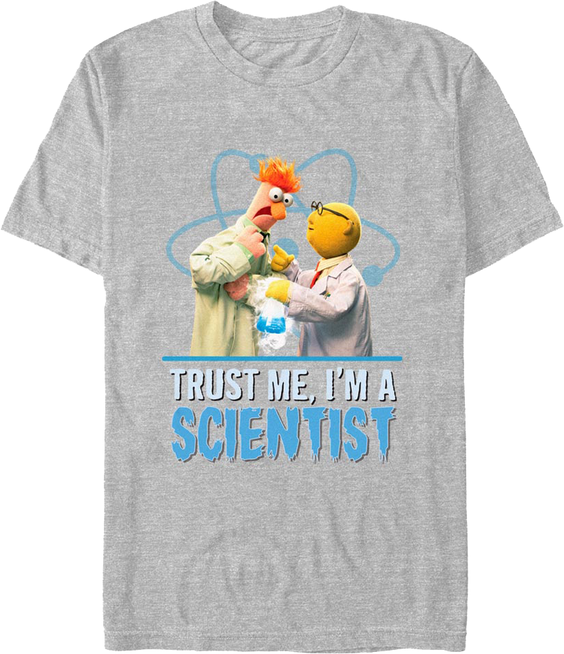 Trust Me, I'm A Scientist Muppets T-Shirt Hoodie, Sweatshirt | CiraTrend.com (Image 1)