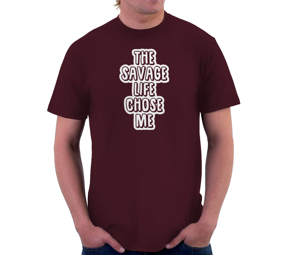 The Savage Life Chose Me T-Shirt Hoodie, Sweatshirt | CiraTrend.com (Image 3)