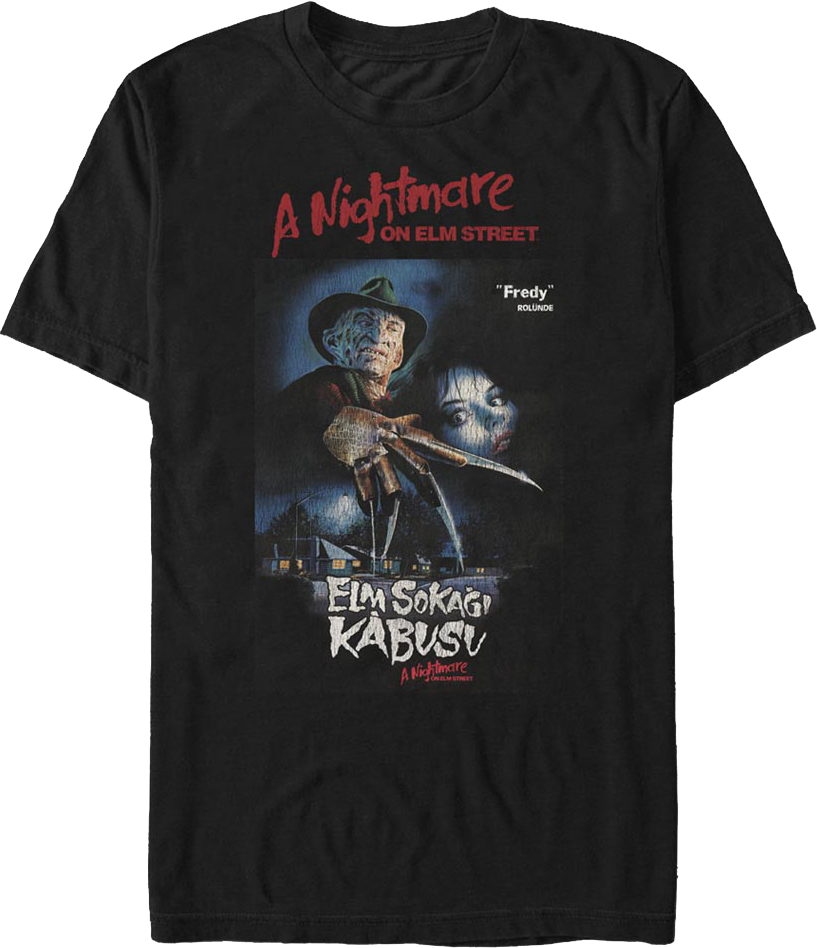 Turkish Poster A Nightmare On Elm Street T-Shirt Hoodie, Sweatshirt | CiraTrend.com (Image 1)