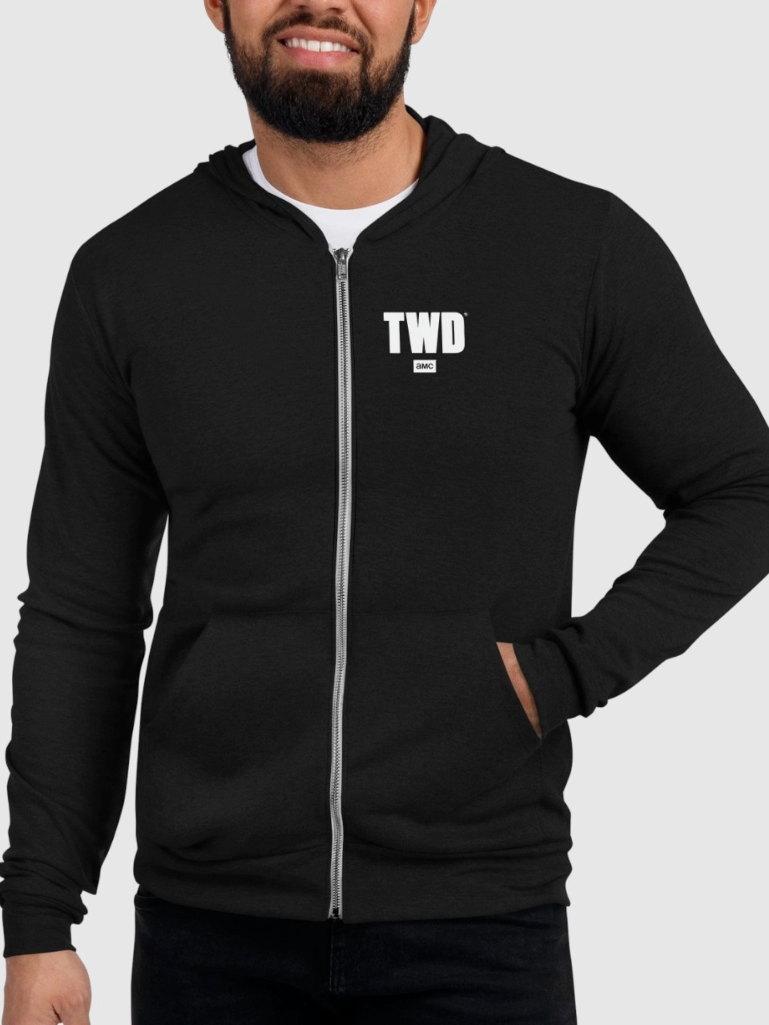 The Walking Dead Ride Don't Walk Zip Up Hoodie T-Shirts, Sweatshirt | CiraTrend.com (Image 3)