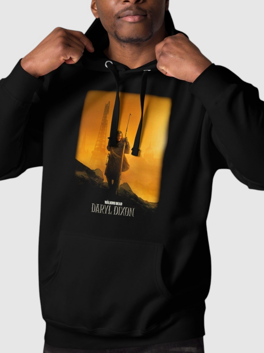 The Walking Dead Daryl Dixon Key Art Adult Hoodie T-Shirts, Sweatshirt | CiraTrend.com (Image 2)