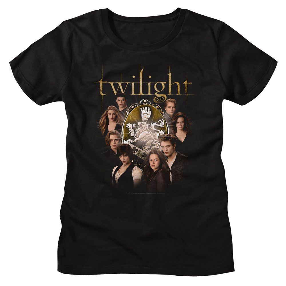 TThe Twilight Saga - Cullen Family With Crest Womens T-Shirt Hoodie, Sweatshirt | CiraTrend.com
