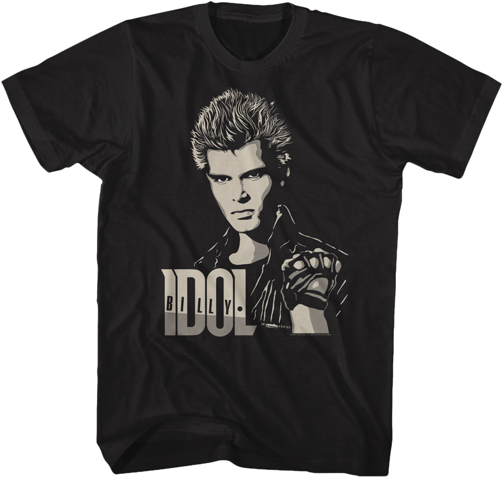Two Tone Billy Idol T-Shirt Hoodie, Sweatshirt | CiraTrend.com (Image 1)