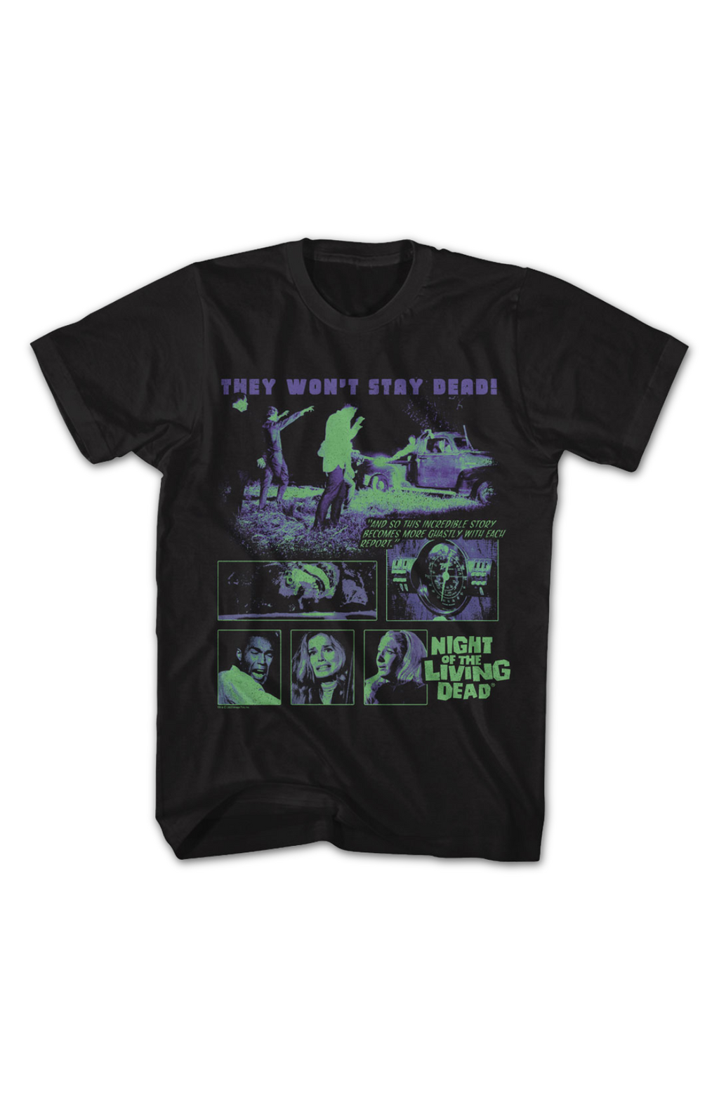 Two Tone Collage Night Of The Living Dead T-Shirt Hoodie, Sweatshirt | CiraTrend.com (Image 2)