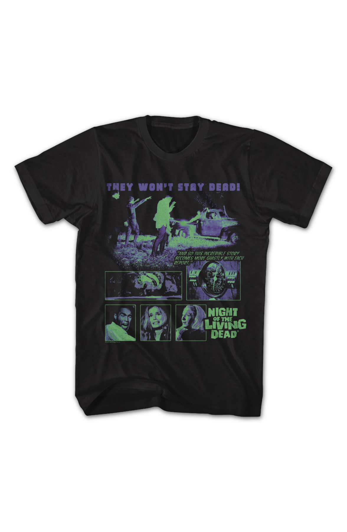 Two Tone Collage Night Of The Living Dead T-Shirt Hoodie, Sweatshirt | CiraTrend.com (Image 2)