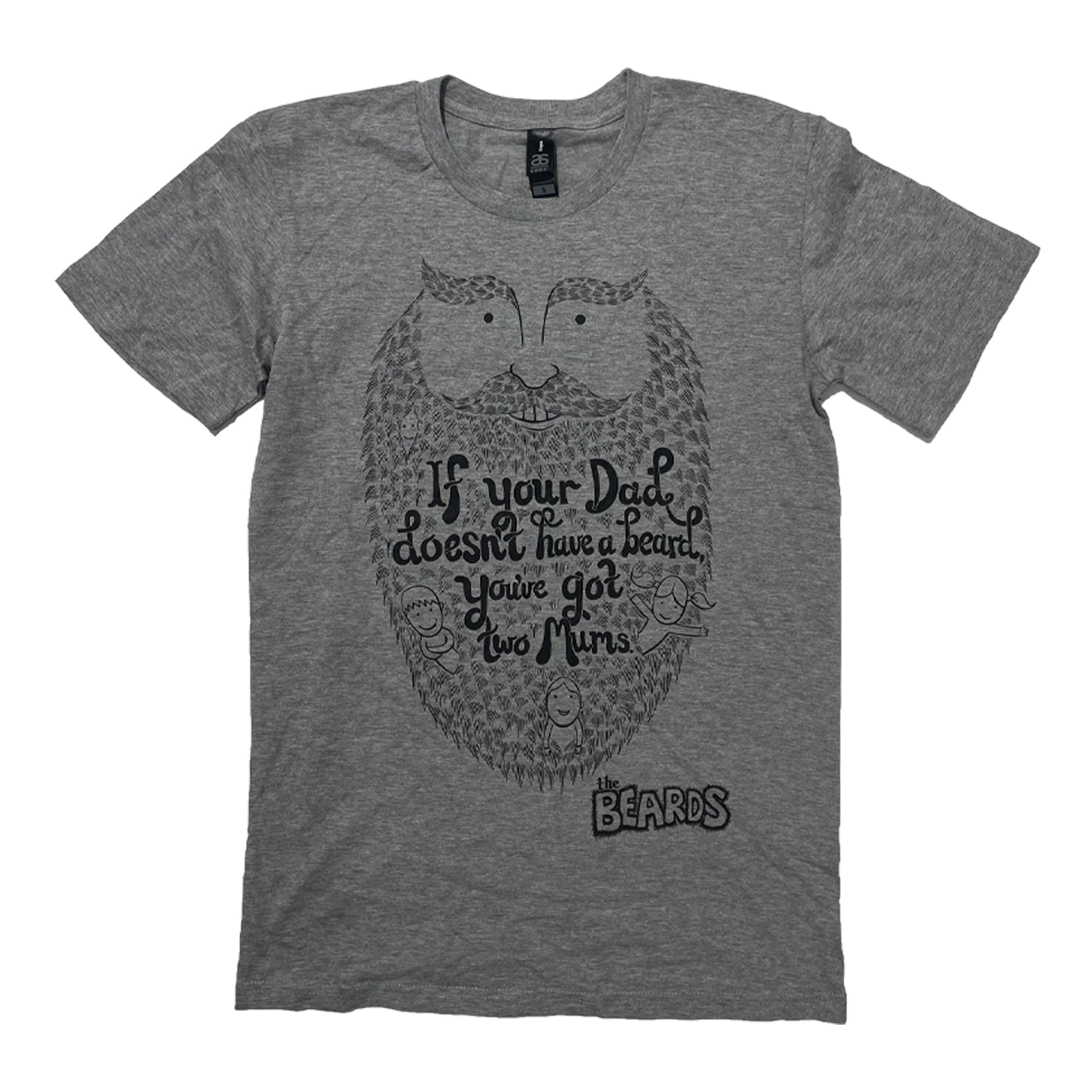 "Two Mums" Grey T-Shirt Hoodie, Sweatshirt | CiraTrend.com (Image 1)
