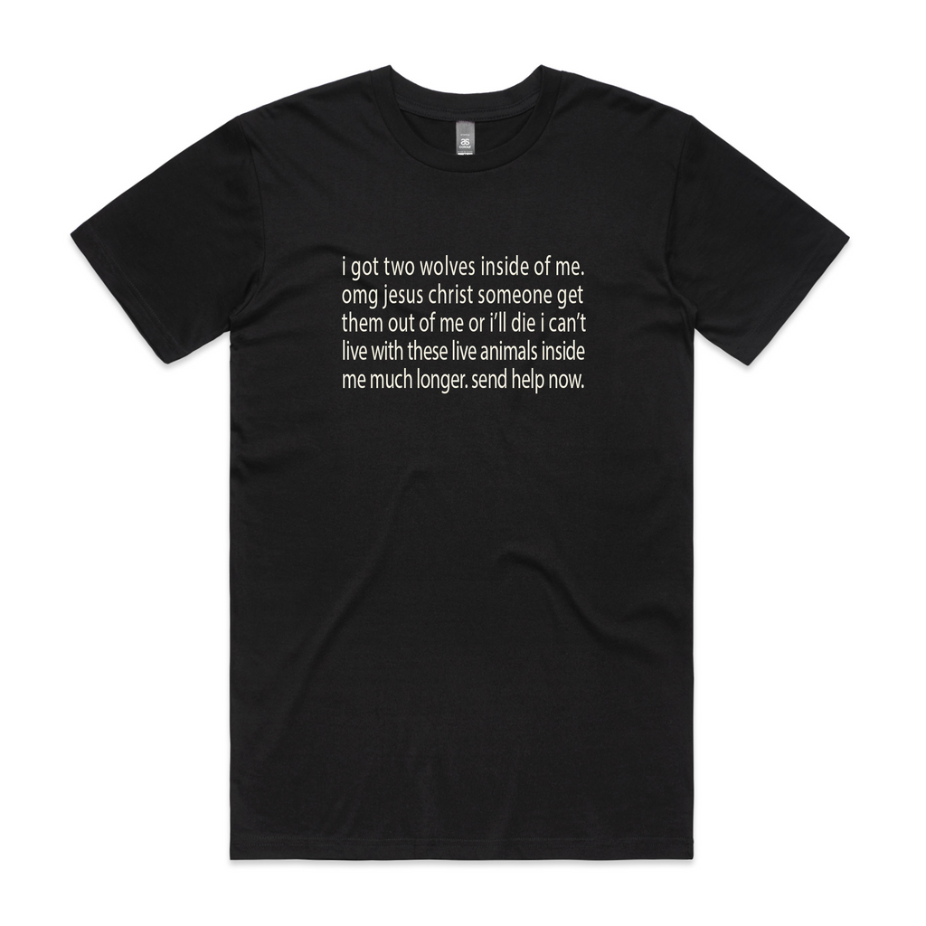 Two Wolves Tee Hoodie, Sweatshirt | CiraTrend.com (Image 1)