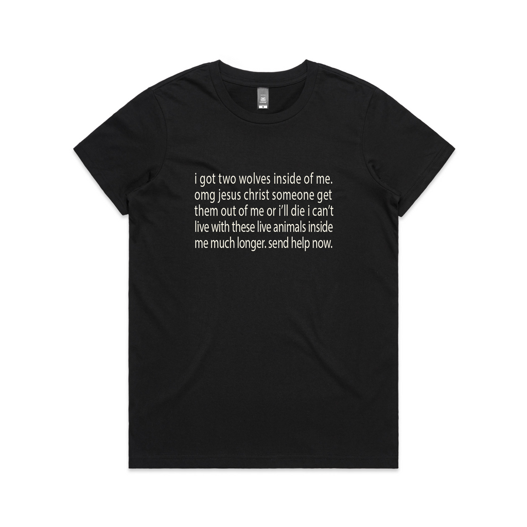 Two Wolves Tee Hoodie, Sweatshirt | CiraTrend.com (Image 2)