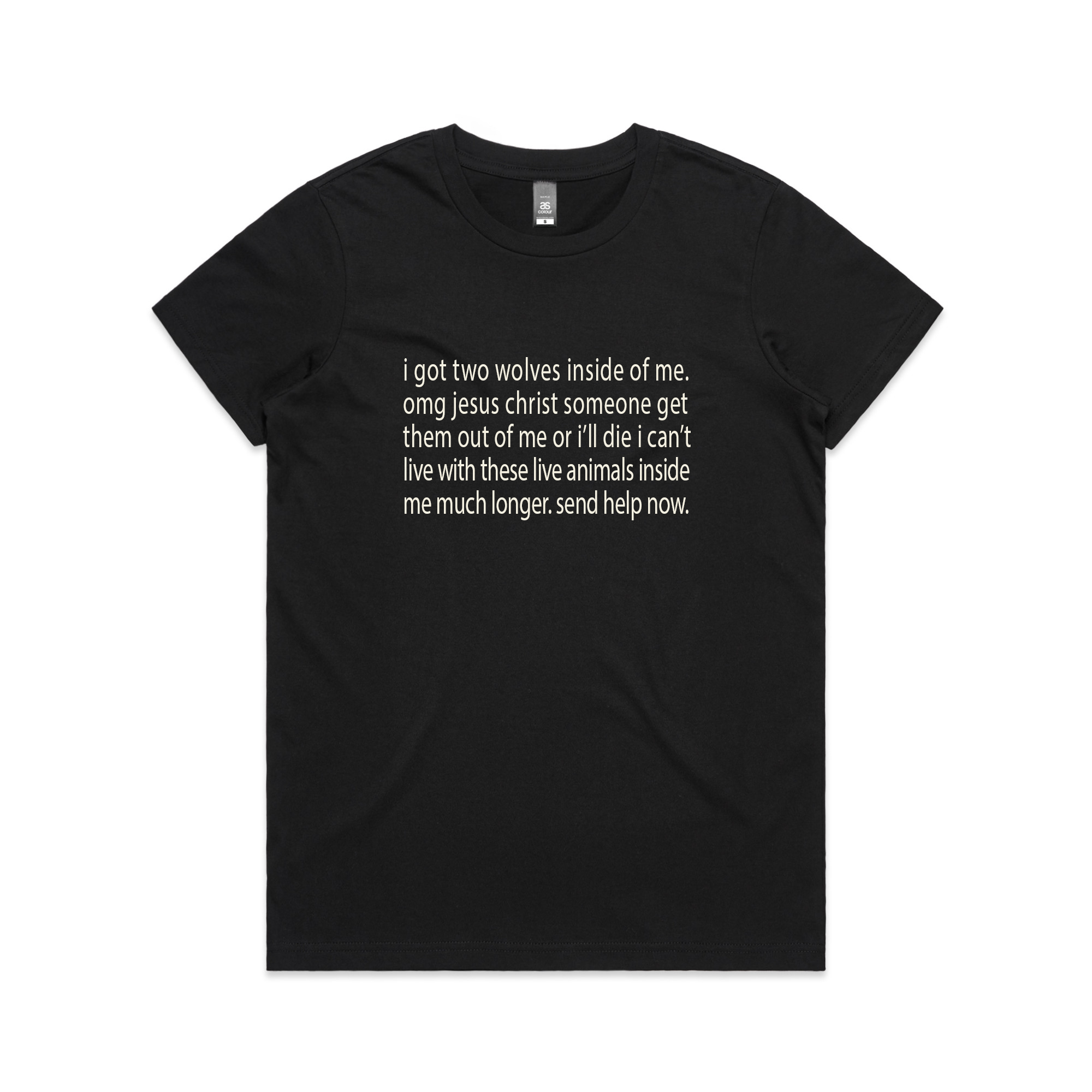 Two Wolves Tee Hoodie, Sweatshirt | CiraTrend.com (Image 2)