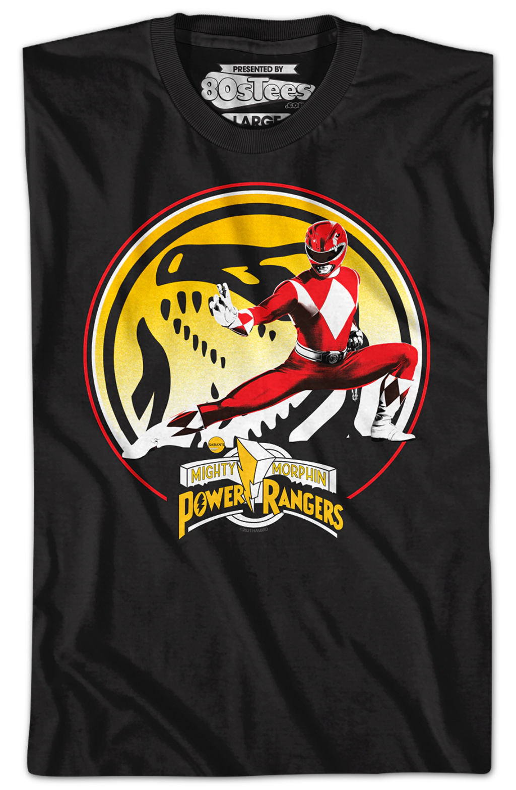 Tyrannosaurus Power Coin Mighty Morphin Power Rangers T-Shirt Hoodie, Sweatshirt | CiraTrend.com (Image 2)