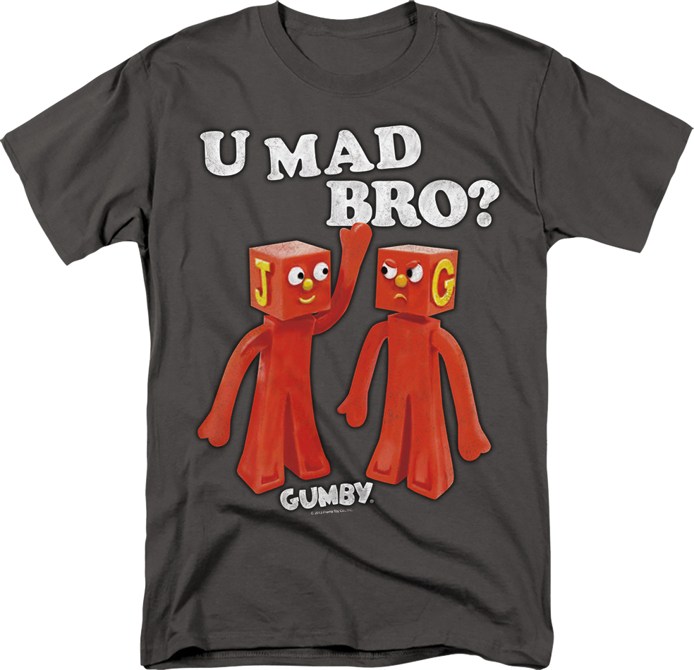 U Mad Bro? Gumby T-Shirt Hoodie, Sweatshirt | CiraTrend.com (Image 1)