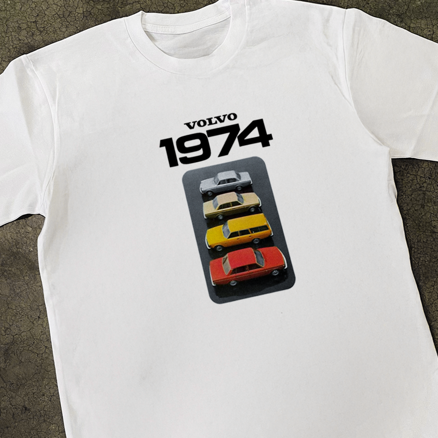 1974 'VOLVO 144' CLASSIC WHITE T-SHIRT Hoodie, Sweatshirt | CiraTrend.com (Image 2)