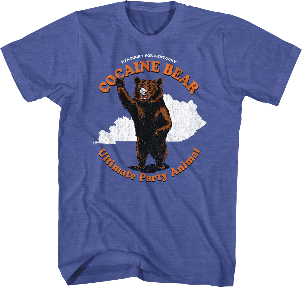 Ultimate Party Animal Cocaine Bear T-Shirt Hoodie, Sweatshirt | CiraTrend.com (Image 1)