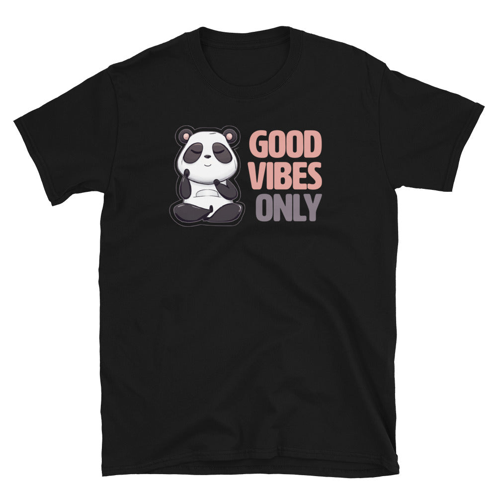Good Vibes Only Panda T-Shirt Hoodie, Sweatshirt | CiraTrend.com (Image 2)