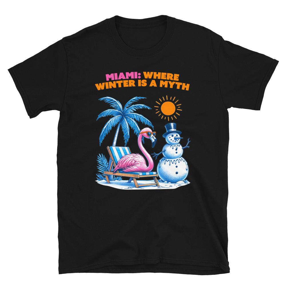 Miami Where Winter Is A Myth T-Shirt Hoodie, Sweatshirt | CiraTrend.com (Image 2)
