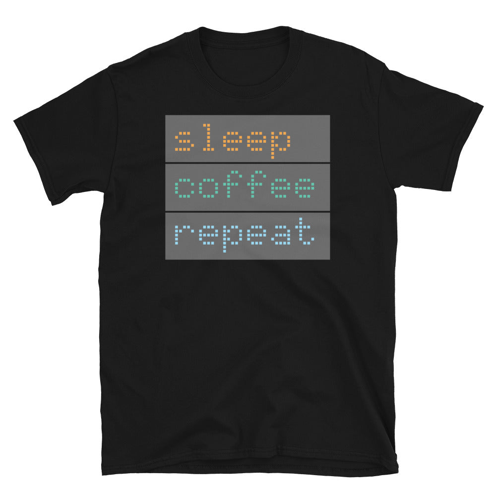 Sleep, Coffee, Repeat T-Shirt Hoodie, Sweatshirt | CiraTrend.com (Image 3)