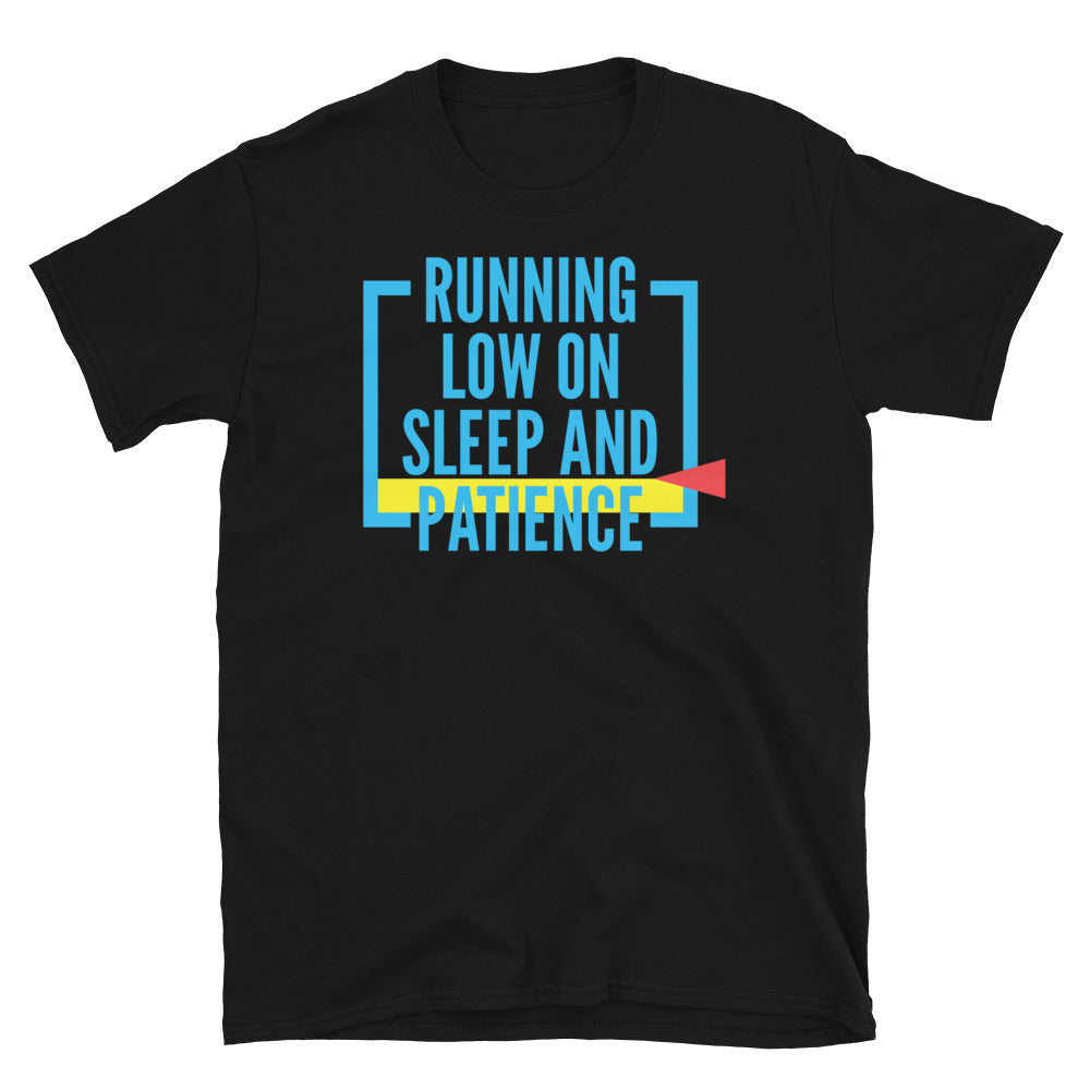 Running Low Sleep Patience T-Shirts, Hoodie, Sweatshirt