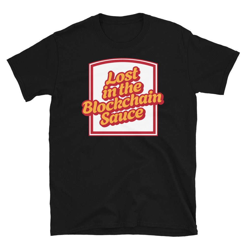Lost in the Blockchain Sauce T-Shirt Hoodie, Sweatshirt | CiraTrend.com (Image 3)