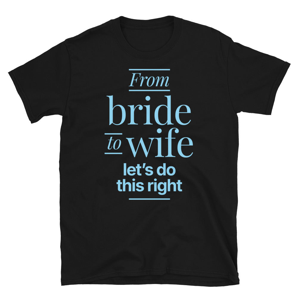 From Bride To Wife T-Shirt Hoodie, Sweatshirt | CiraTrend.com (Image 3)