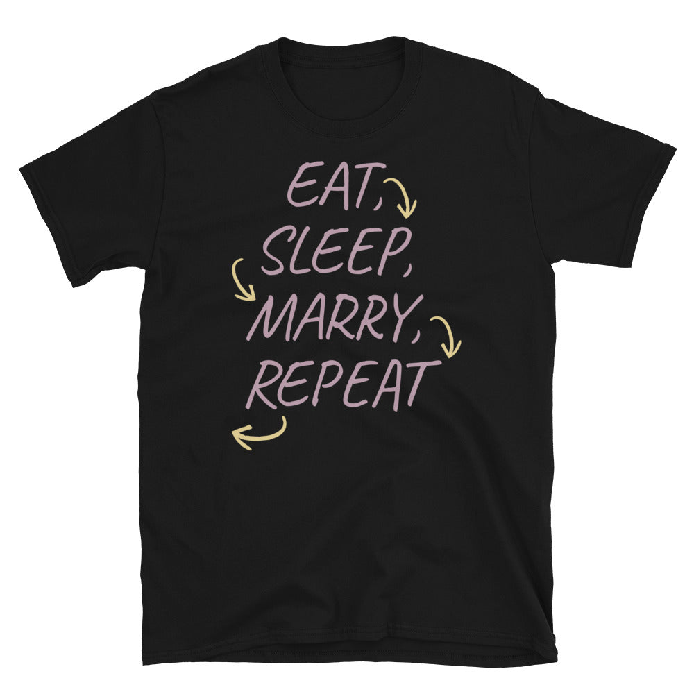 Eat, Sleep, Marry, Repeat T-Shirt Hoodie, Sweatshirt | CiraTrend.com (Image 3)