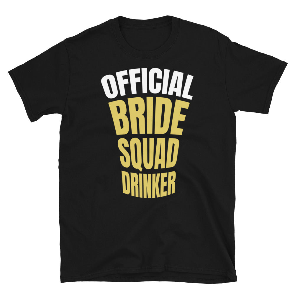 Official Bride Squad Drinker T-Shirt Hoodie, Sweatshirt | CiraTrend.com (Image 3)