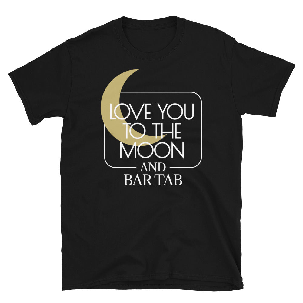 Love You To The Moon And Bar Tab T-Shirt Hoodie, Sweatshirt | CiraTrend.com (Image 3)