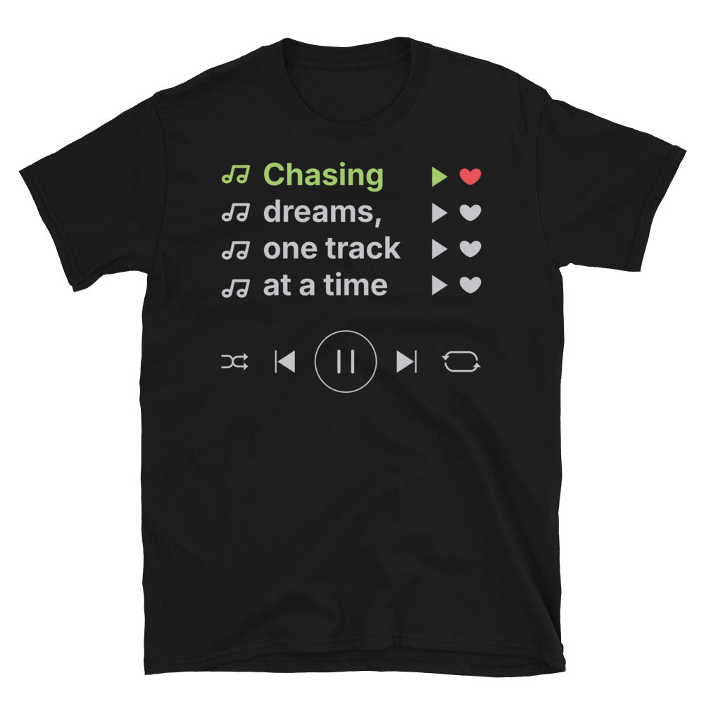 Chasing Dreams, One Track At A Time T-Shirt Hoodie, Sweatshirt | CiraTrend.com (Image 1)