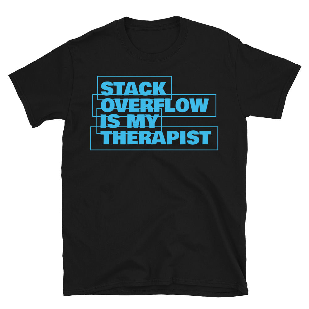 Stack Overflow is My Therapist T-Shirt Hoodie, Sweatshirt | CiraTrend.com (Image 3)