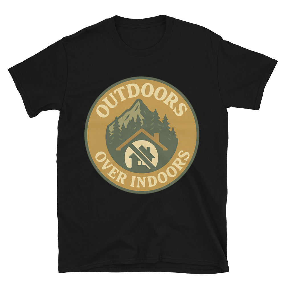 Outdoors Over Indoors T-Shirt Hoodie, Sweatshirt | CiraTrend.com (Image 3)