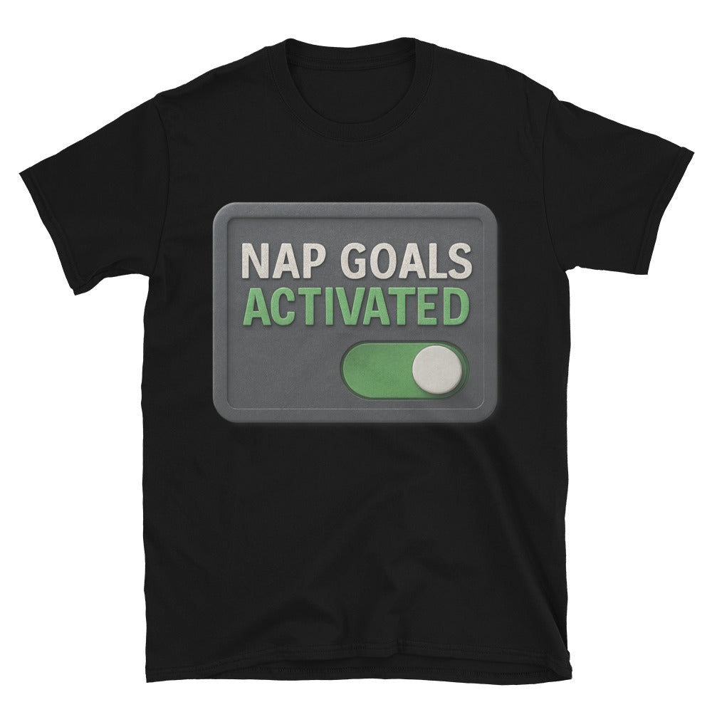 Nap Goals Activated T-Shirt Hoodie, Sweatshirt | CiraTrend.com (Image 3)