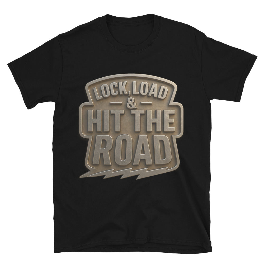 Lock, Load & Hit The Road T-Shirt Hoodie, Sweatshirt | CiraTrend.com (Image 3)
