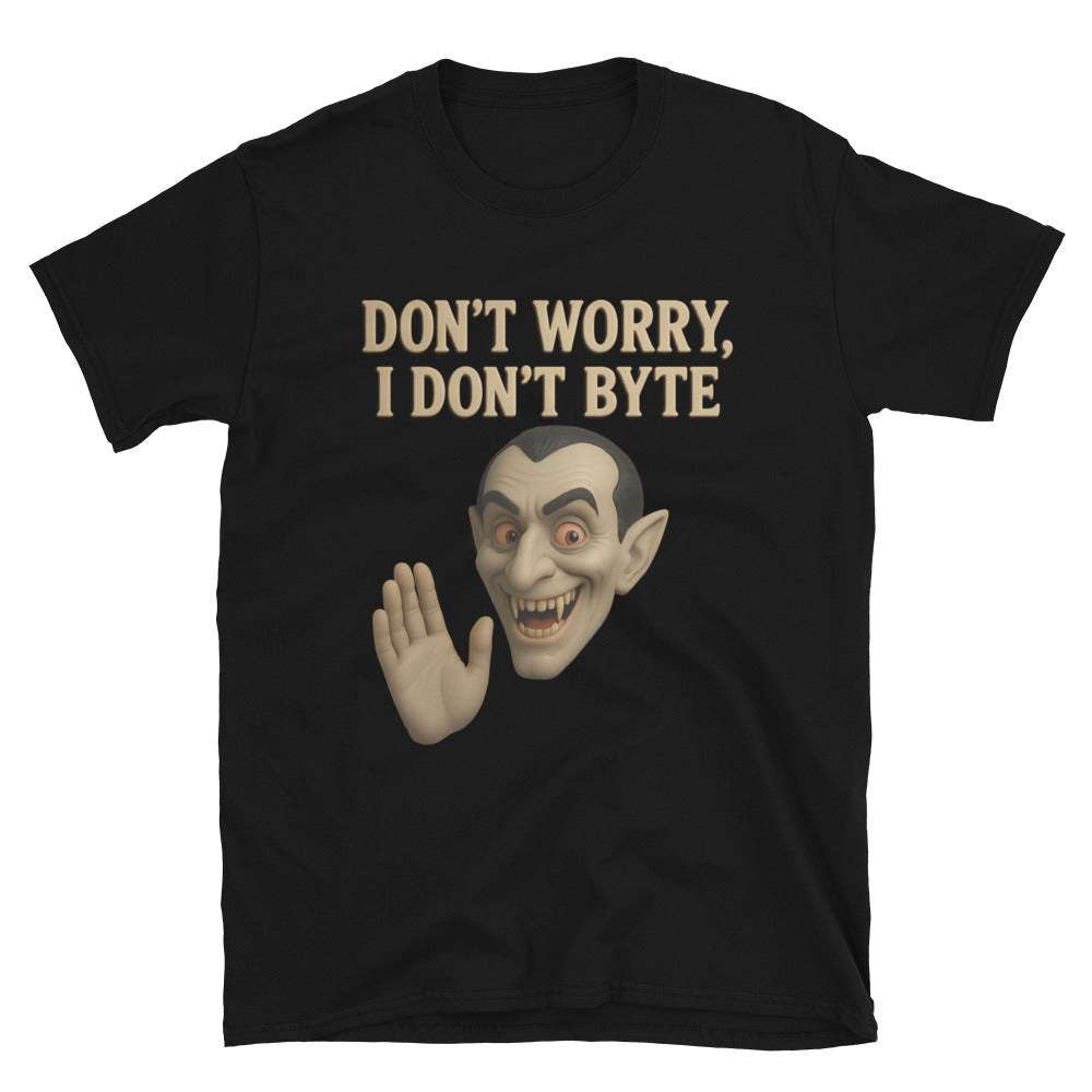 Don't Worry I Don't Byte T-Shirt Hoodie, Sweatshirt | CiraTrend.com (Image 1)