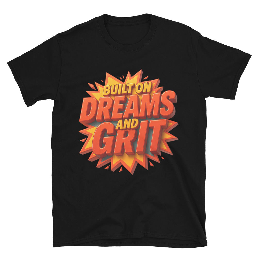 Built On Dreams And Grit T-Shirt Hoodie, Sweatshirt | CiraTrend.com (Image 3)