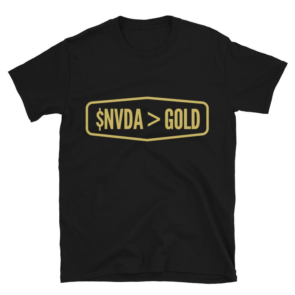 $NVDA > Gold T-Shirt Hoodie, Sweatshirt | CiraTrend.com (Image 1)